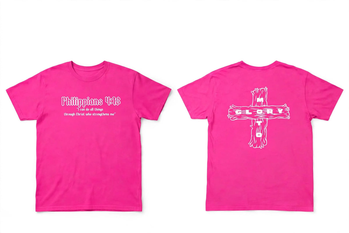 Glory Motocross Scripture Tee - Pink