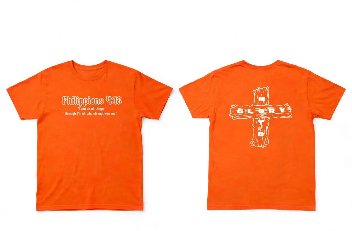 Glory Motocross Scripture Tee - Orange