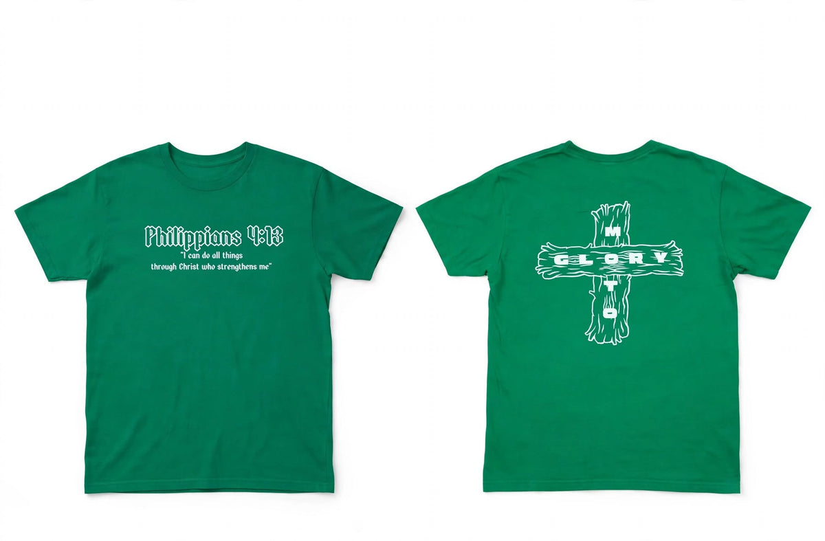 Glory Motocross Scripture Tee - Green