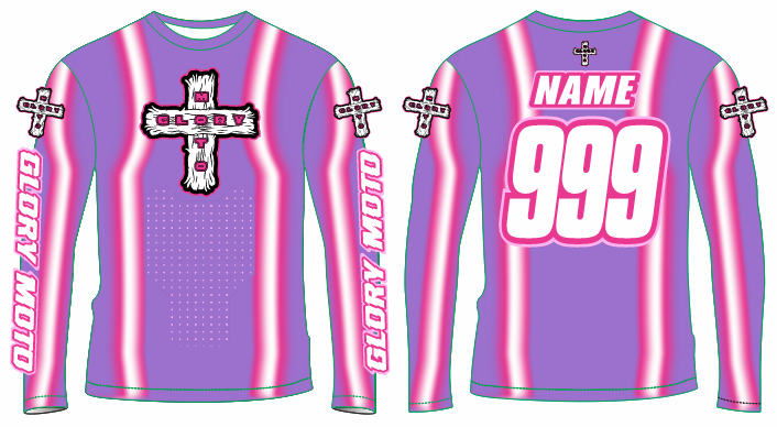 GMX Verve Pro Jersey - Lavender/Pink/White