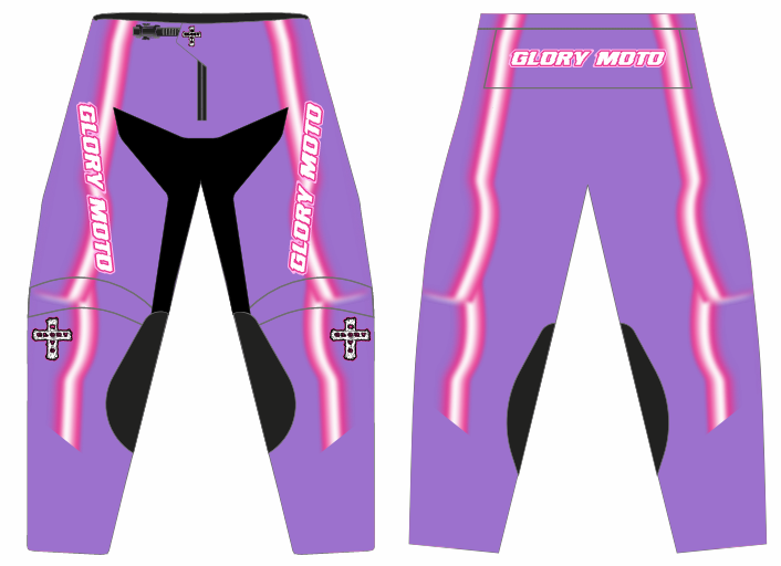 GMX Verve Pro Pants - Lavender/Pink/White