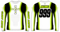 GMX Verve Jersey - White/Black/Chartreuse