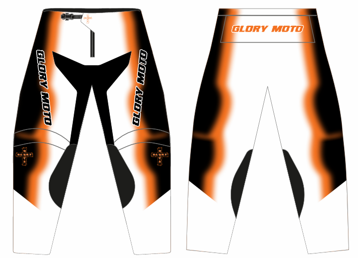 GMX Verve Pants - White/Black/Orange