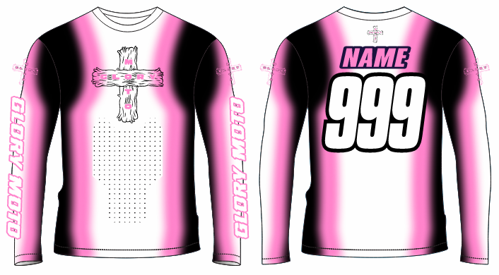 GMX Verve Jersey - White/Black/Pink