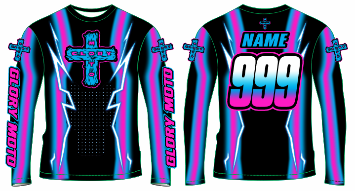 GMX Voltage Jersey - Blue/Pink