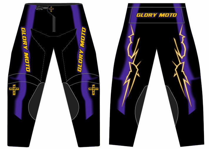 GMX Voltage Pants - Purple/Gold