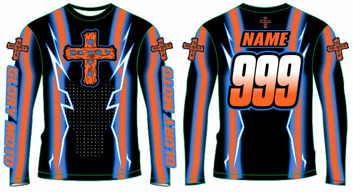 GMX Voltage Jersey - Sky blue/Orange
