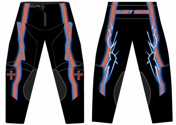 GMX Voltage Pants - Sky blue/Orange