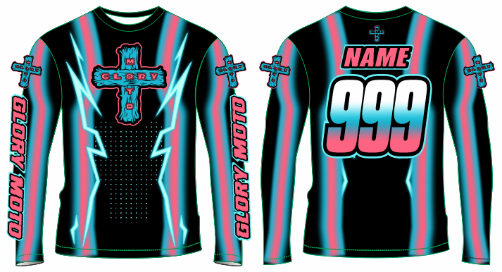 GMX Voltage Jersey - Sky blue/Salmon