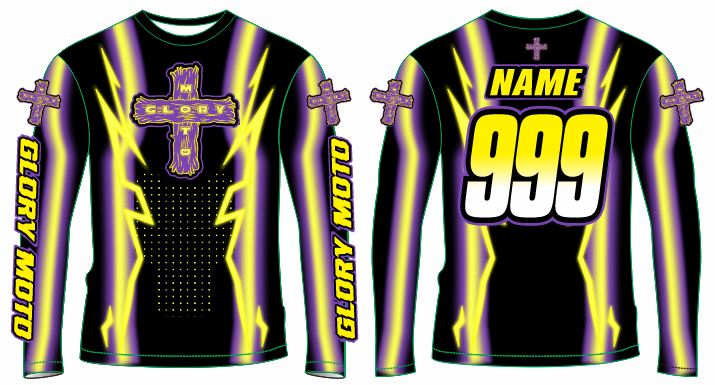 GMX Voltage Jersey - Yellow/Purple