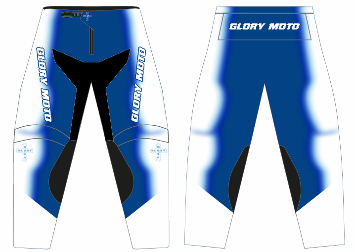 GMX Verve Pants - Navy/White/Blue