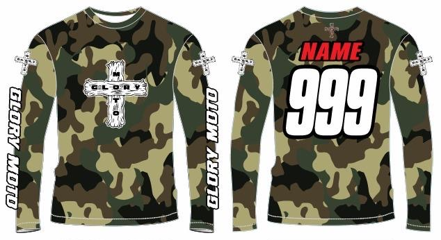 Glory Motocross Verve Camouflage Limited Edition Jersey