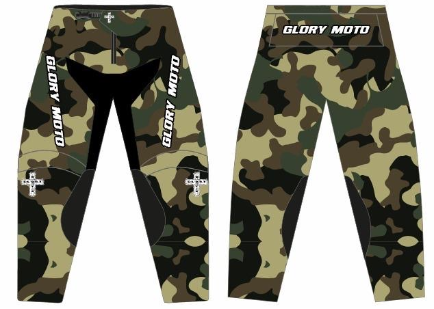 Glory Motocross Verve Camouflage Limited edition Pants