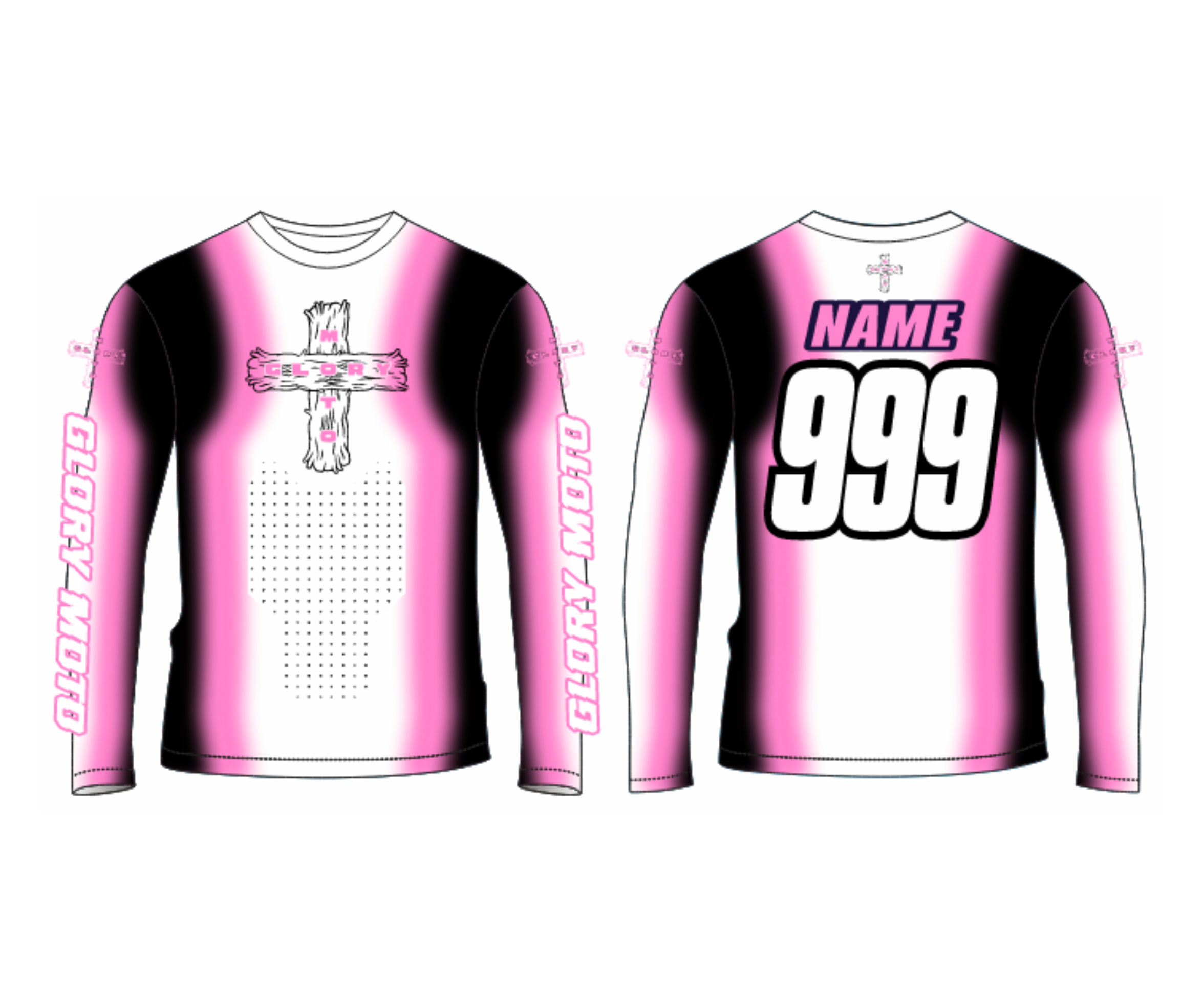 Custom GMX Verve Jersey Pink/Black/White