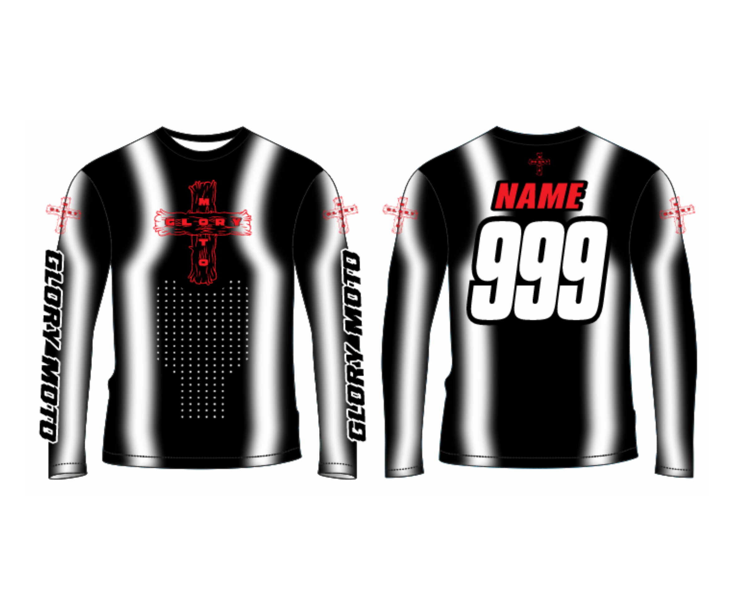 Custom GMX Verve Jersey - Midnight White