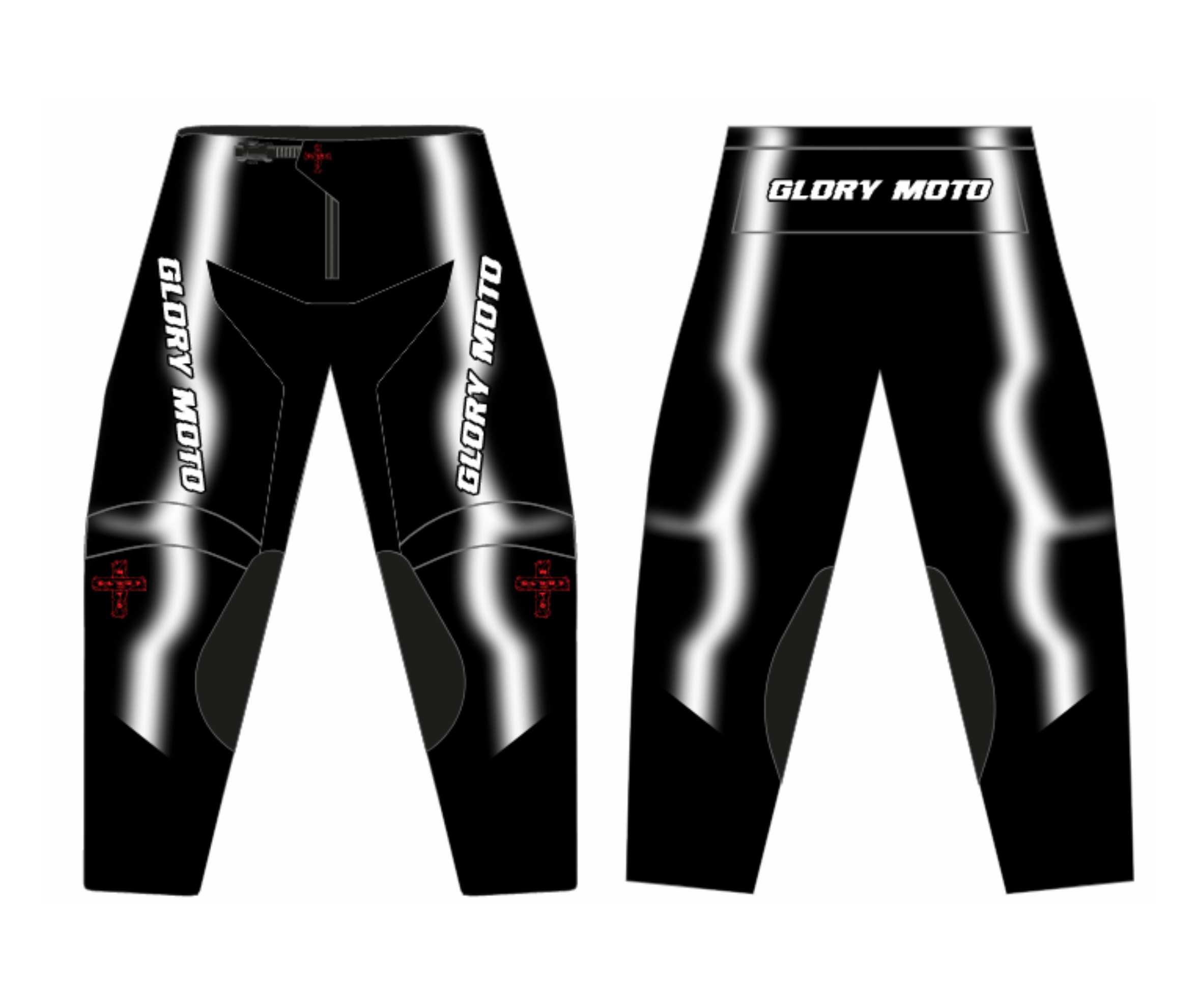 Custom GMX Verve Pants - Midnight White