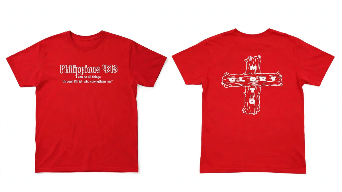Glory Motocross Scripture Tee - Red