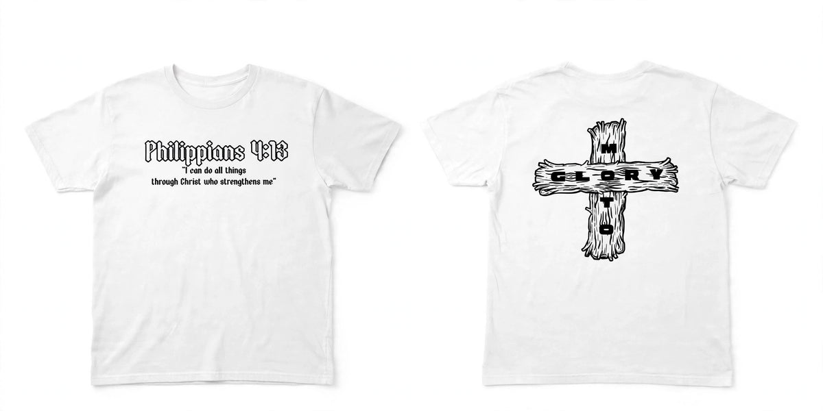 Glory Motocross Scripture Tee - White
